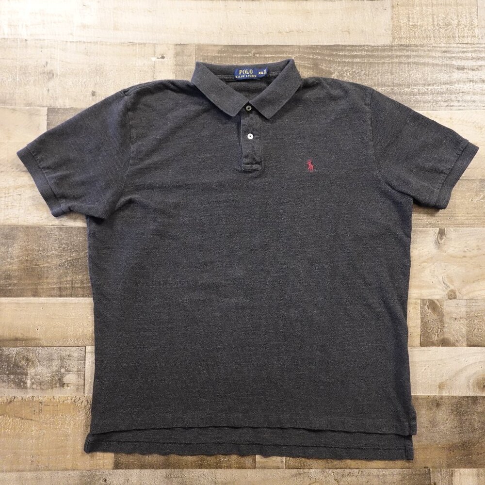 Polo Ralph Lauren Polo Shirt Men’s XXL Charcoal Classic Cotton Logo